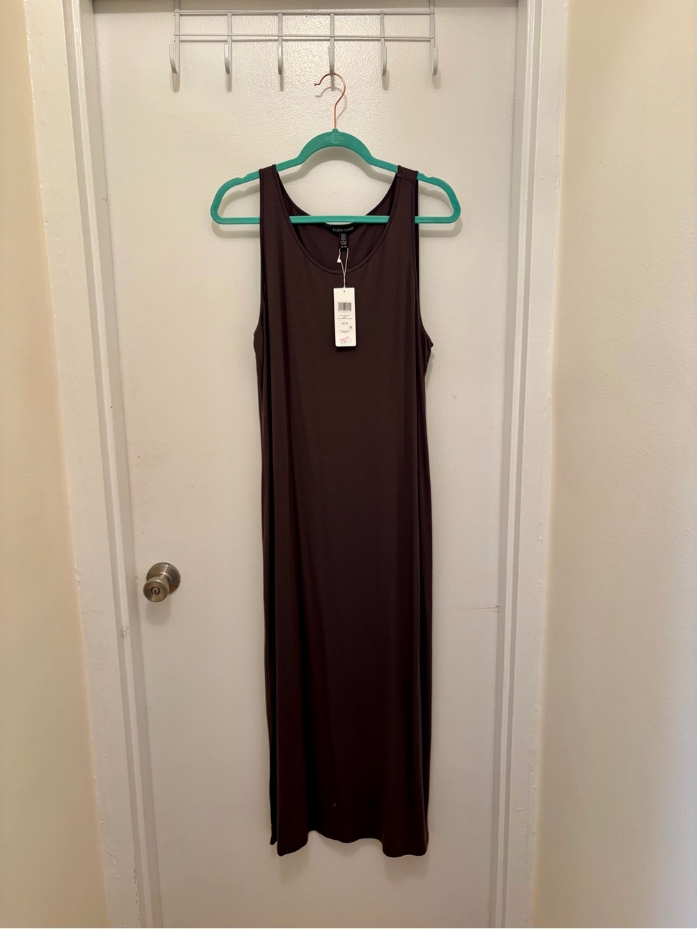 Eileen Fisher Sleeveless Maxi Dress in Grey NWT  XL